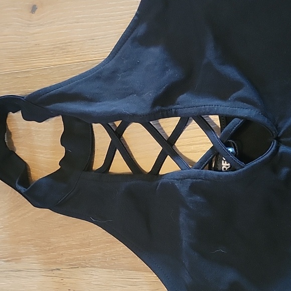 Express Black Athletic Dress Size Medium - Picture 2 of 4